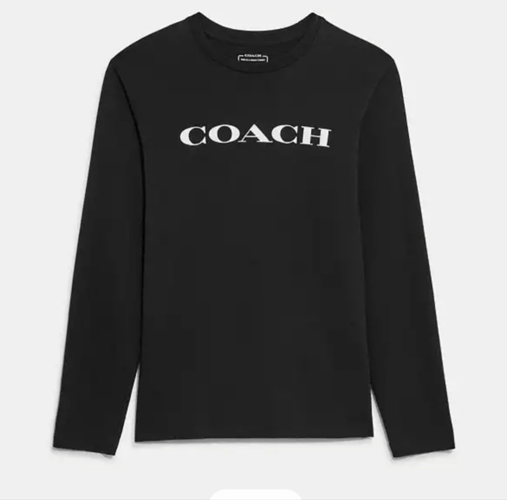 NWT Coach Long Sleeve Tee Shirt